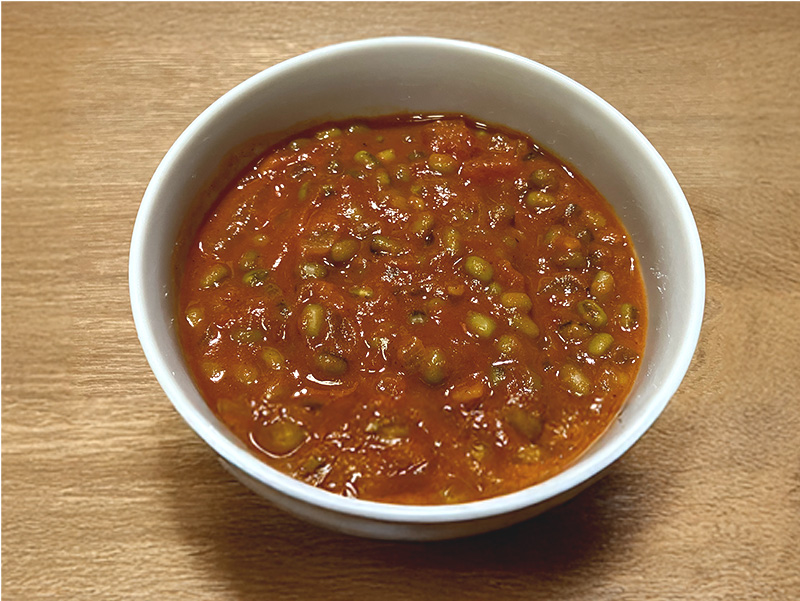 緑豆とトマトのカレー